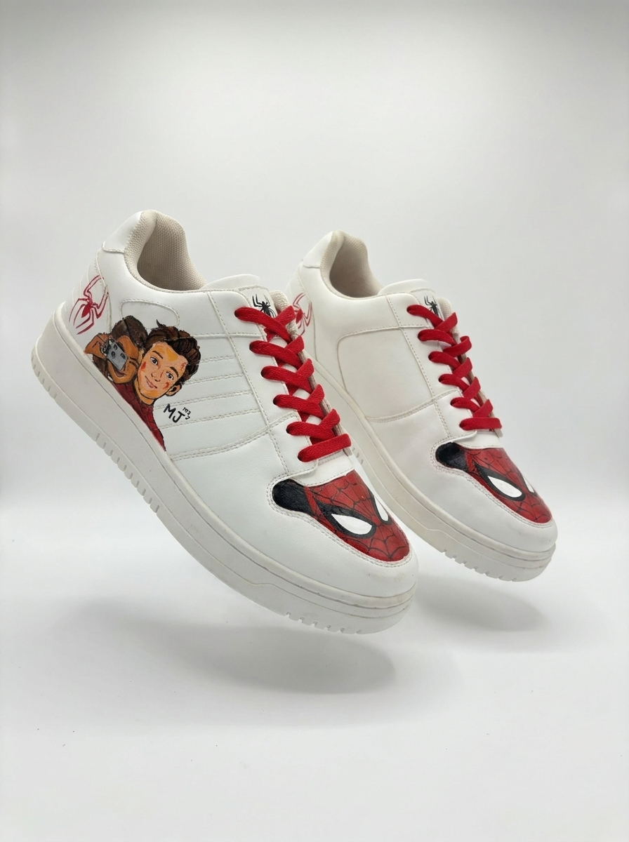 "Spiderman" custom handpainted sneakers