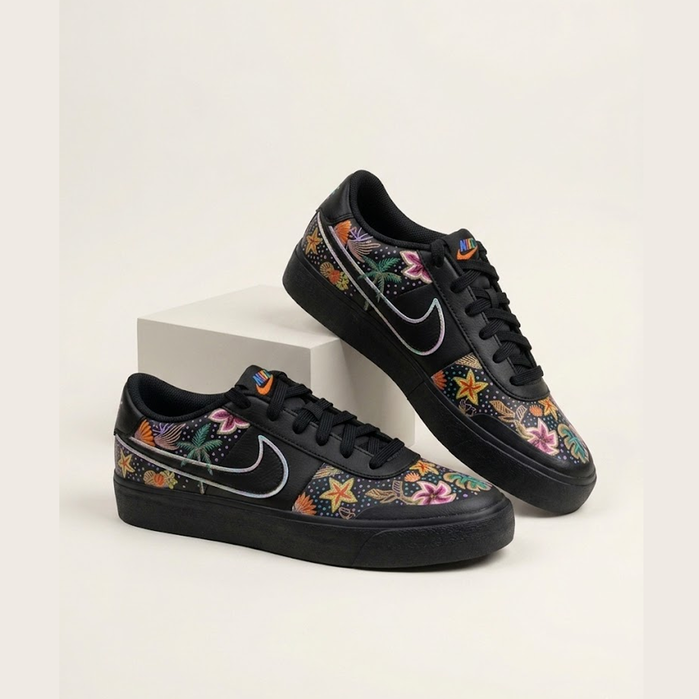 "The Coastal Daydream" Handpainted sneakers