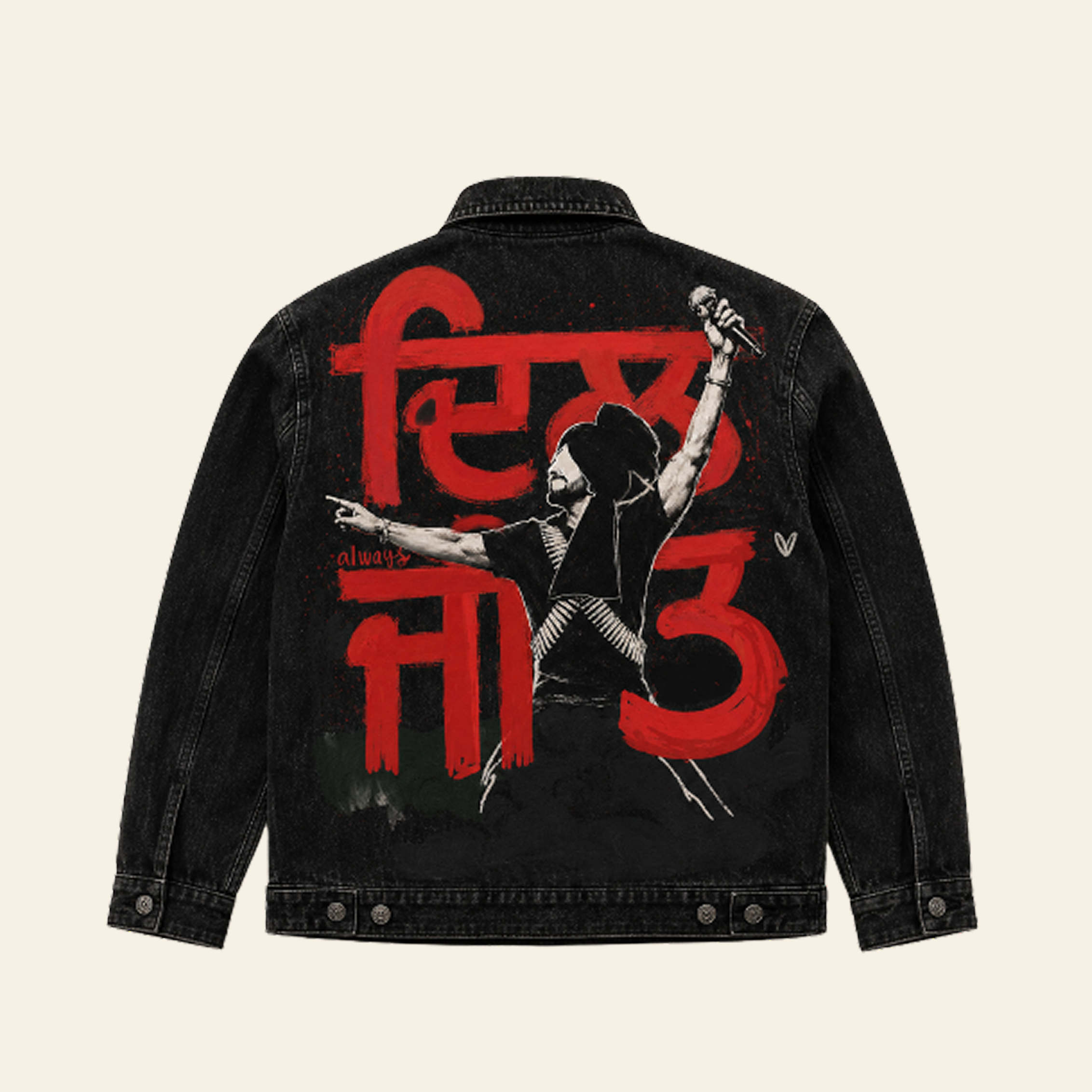 "Dil-Jeet" Handpainted Jacket Punjabi | Diljit Dosanjh