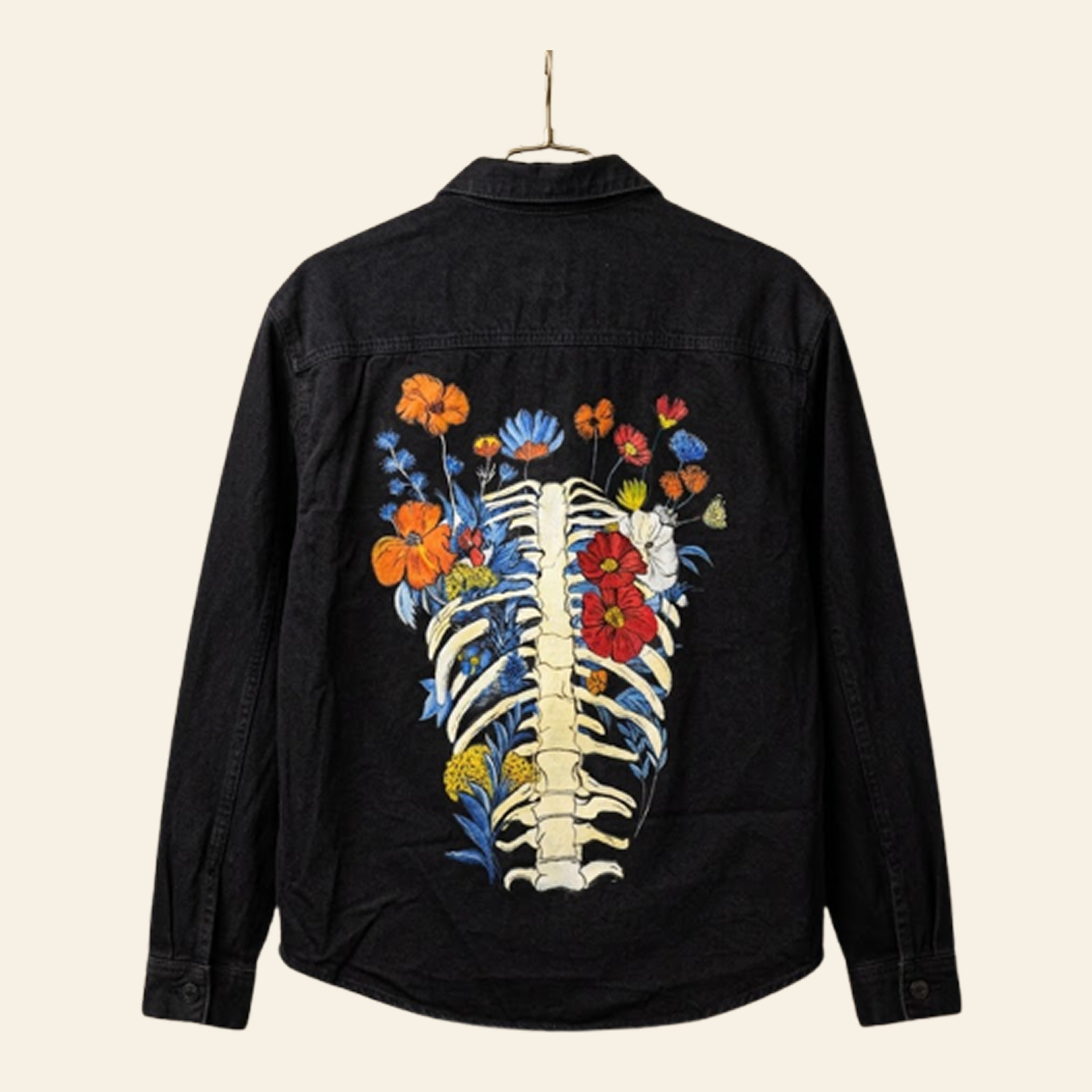 "Anatomy Art" Handpainted jacket