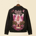 "Jasmine Sandlas - Gulabi Queen" Handpainted jacket