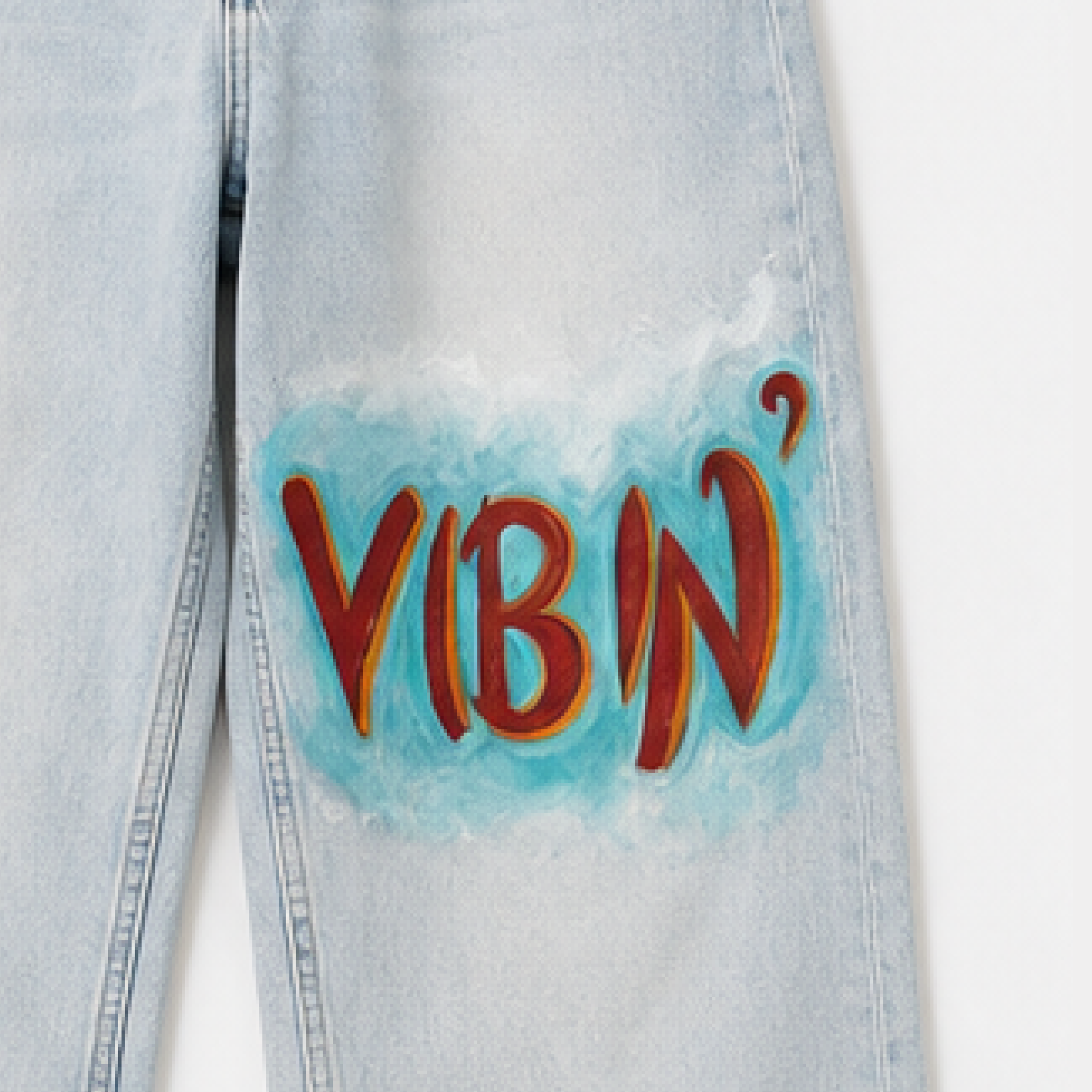 Custom Handpainted Jeans | Dog edition