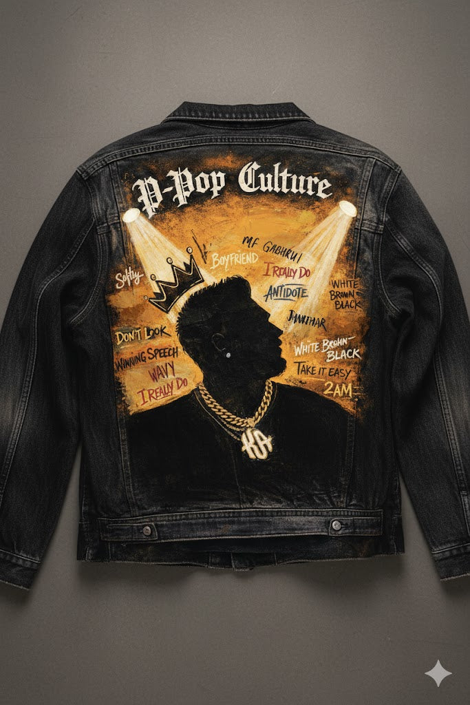 Karan Aujla Handpainted jacket