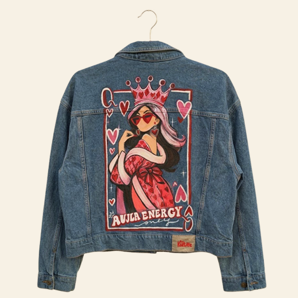Queen Aujla Energy Handpainted Jacket | Made for Palak Aujla 1-1