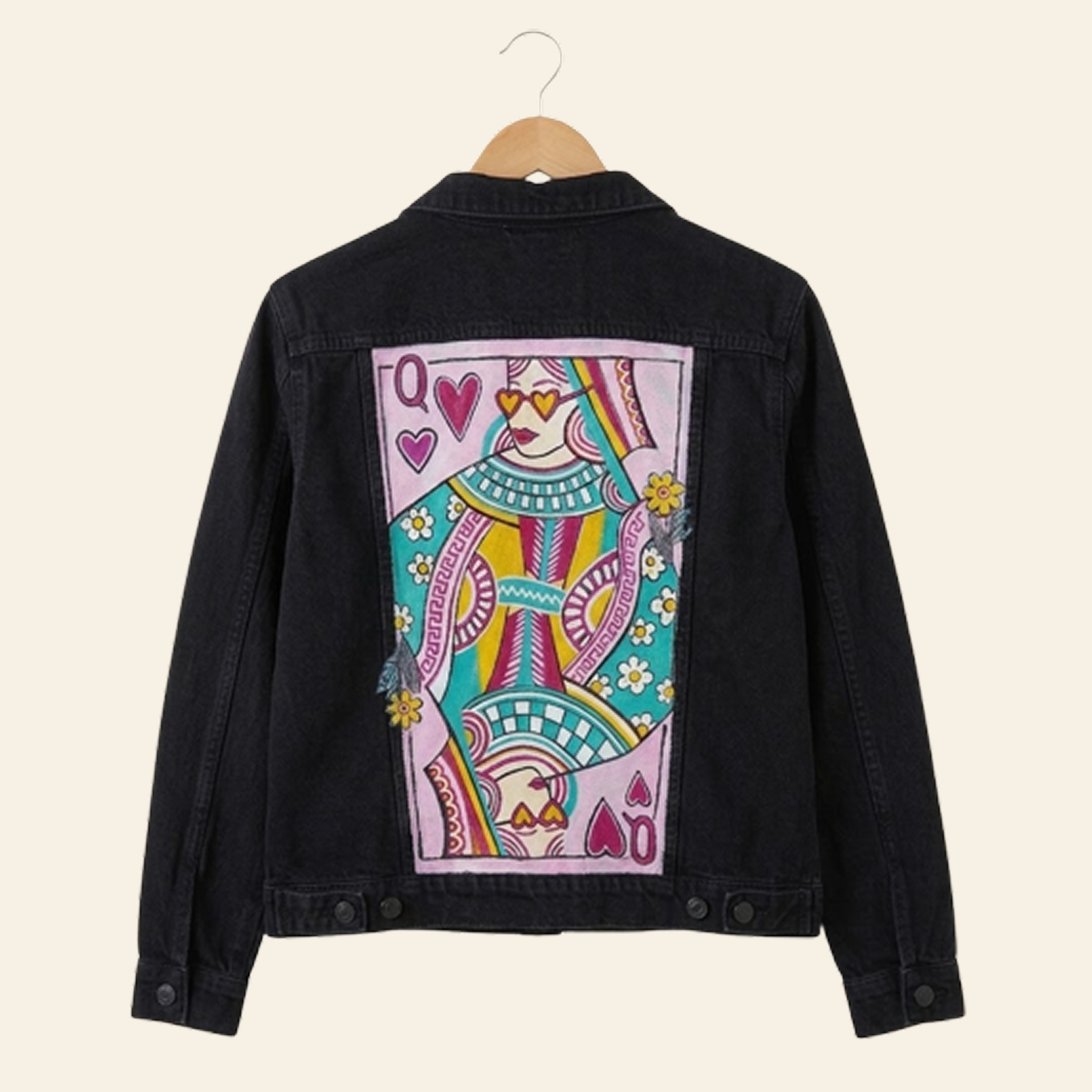 The Queen Handpainted Jacket