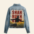 "Shah rukh Khan - Iconic DDLJ" Handpainted jacket