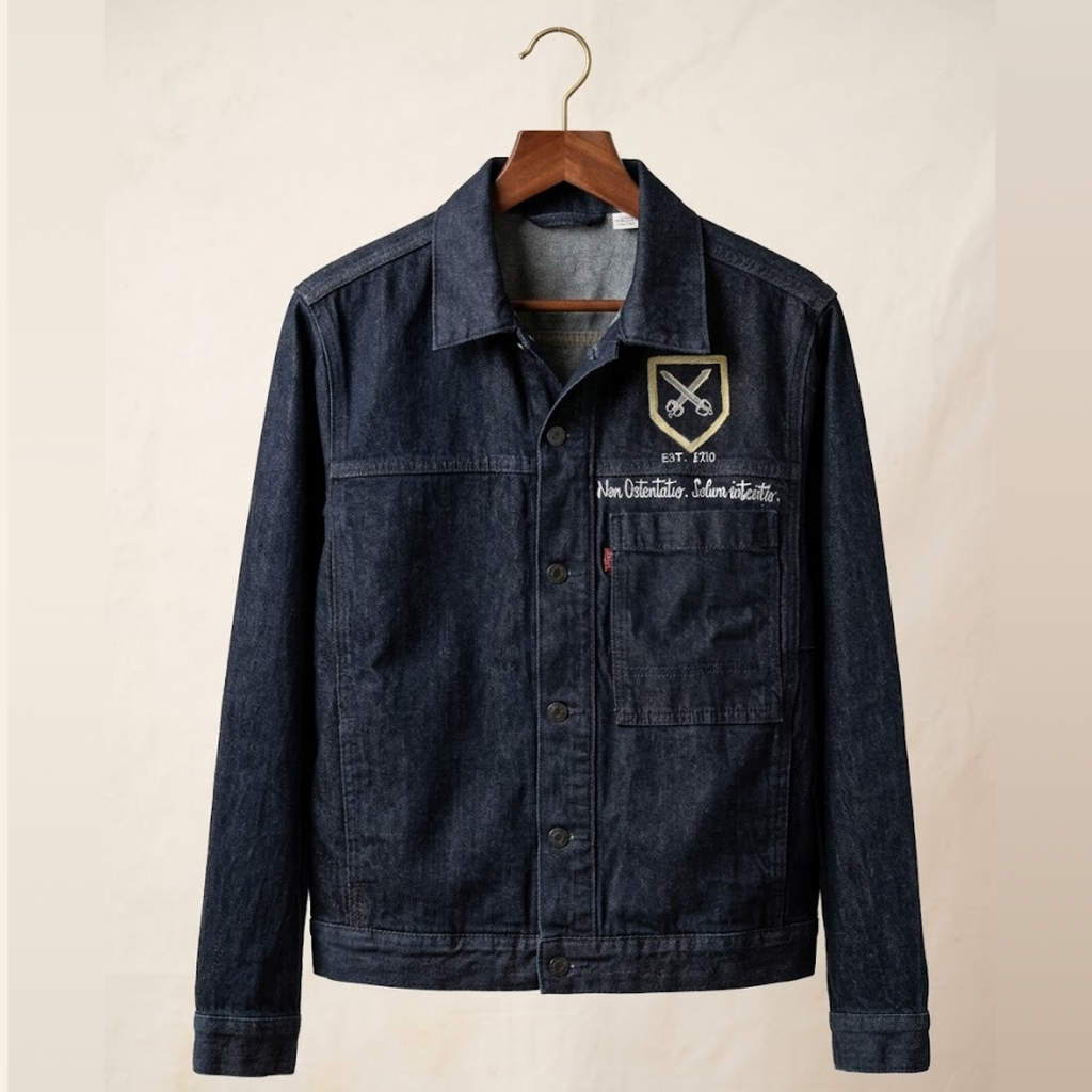 "The Lion" Handpainted Jacket