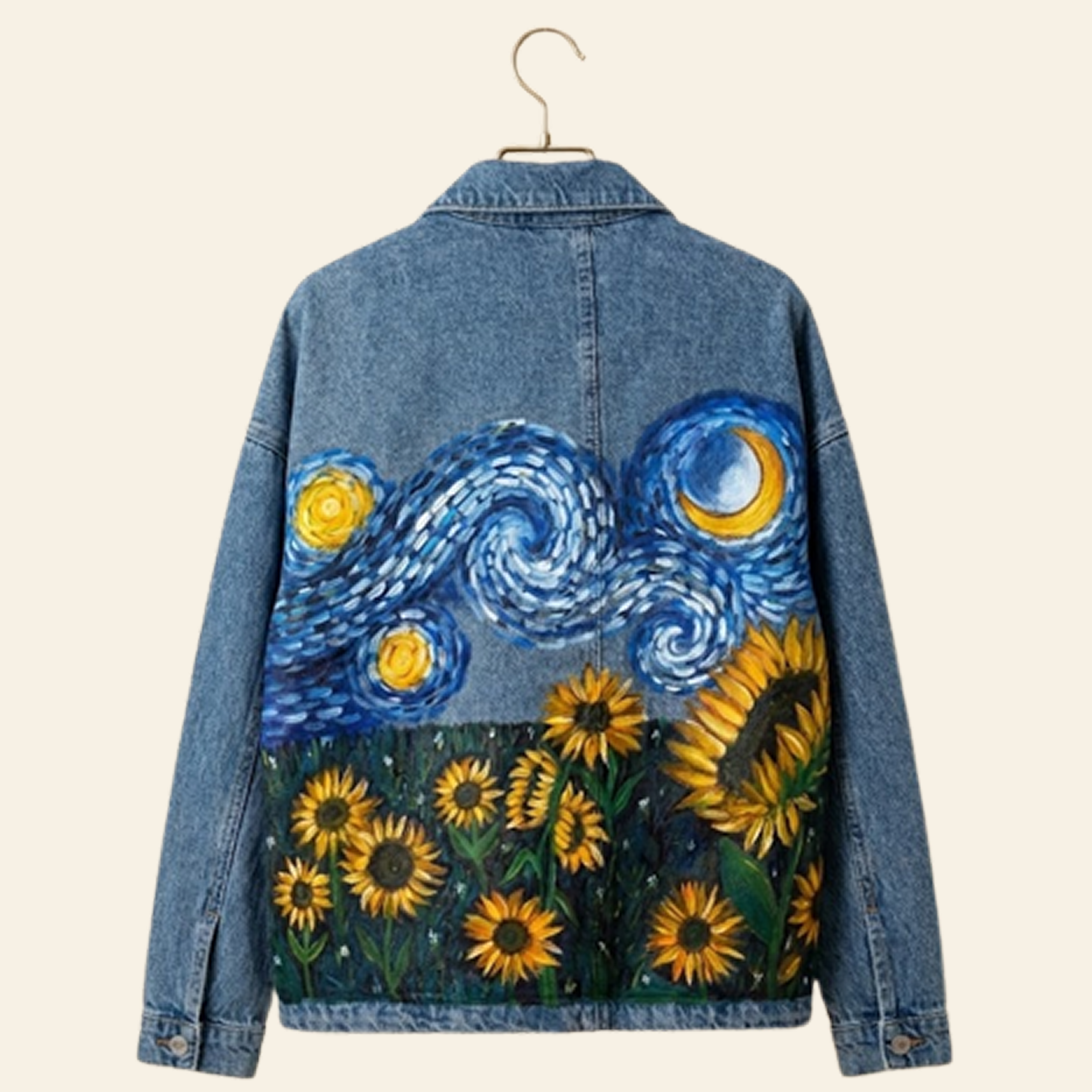 "Van Gogh" Handpainted jacket