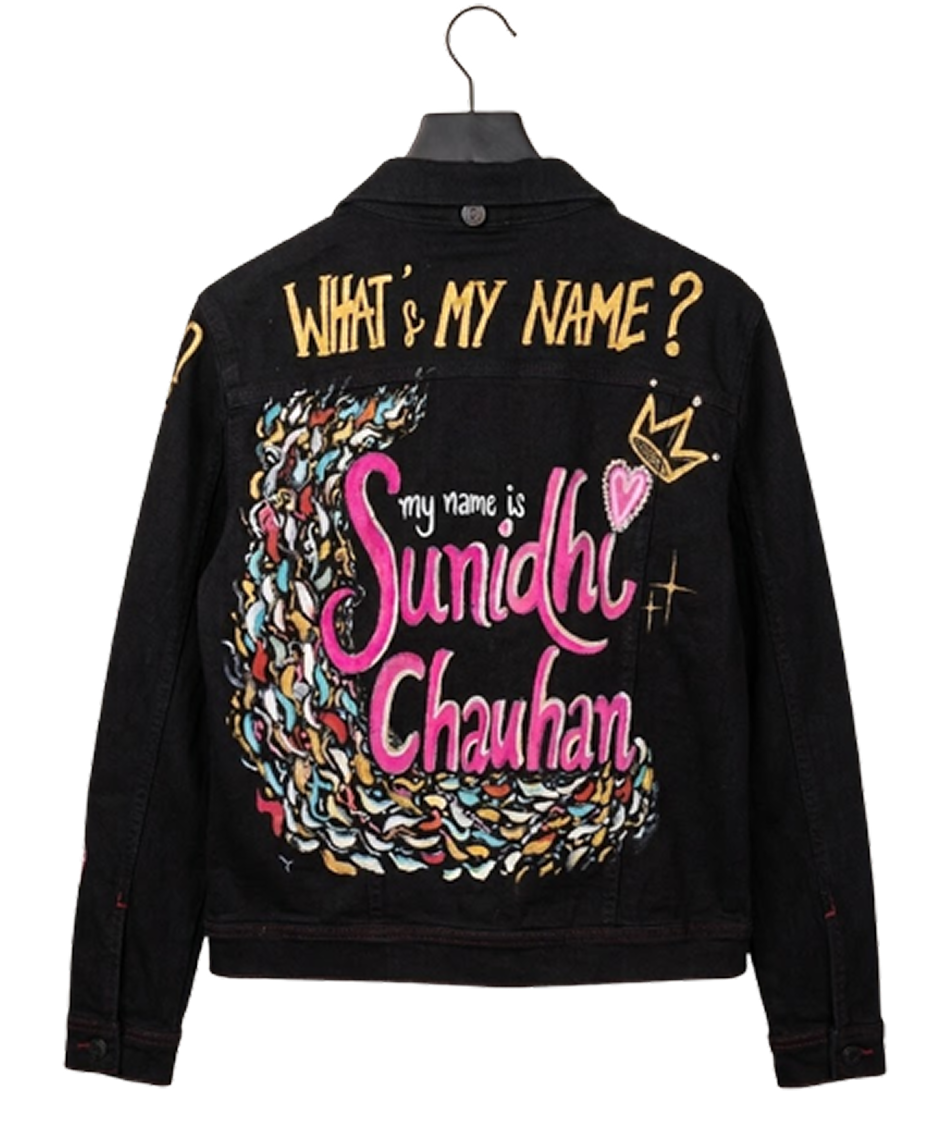 "Sunidhi Chauhan" Handpainted jacket
