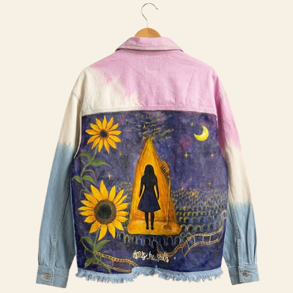 "Dare to be different" Handpainted jacket