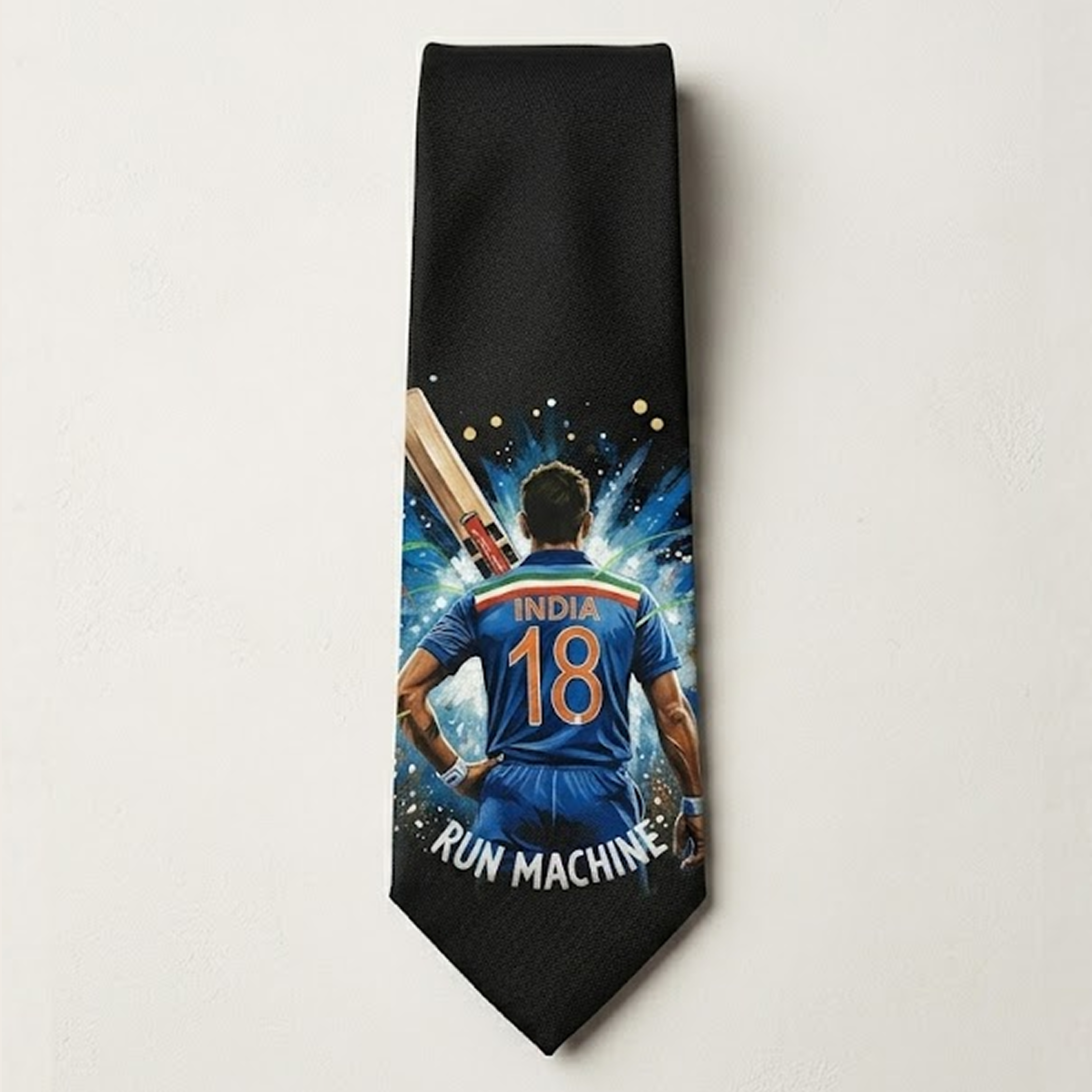 Virat Kohli - 18 | Custom handpainted Ties